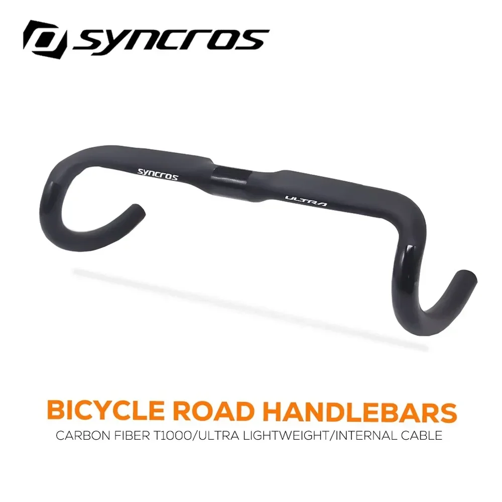 Syncros T1000 Carbonfaser-Straßenlenker, 31,8 mm Klemme, 64 mm Reichweite, 126 mm Tropfen, interne Kabelführung, 380 mm, 400 mm, 420 mm, 440 mm – Detail 1