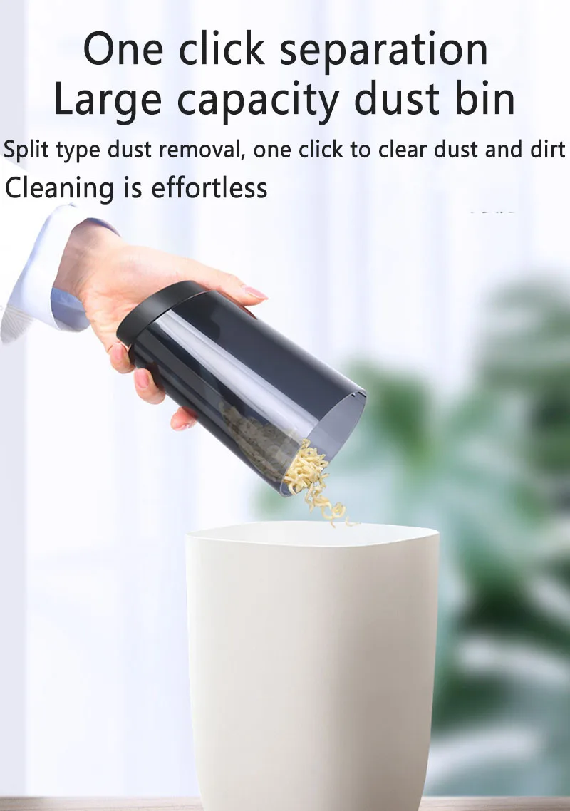 New Car Vacuum Cleaner Wet Dry Dual-Use Car Wireless Charging Car Household Handheld Vacuum Cleaner High Power Suction