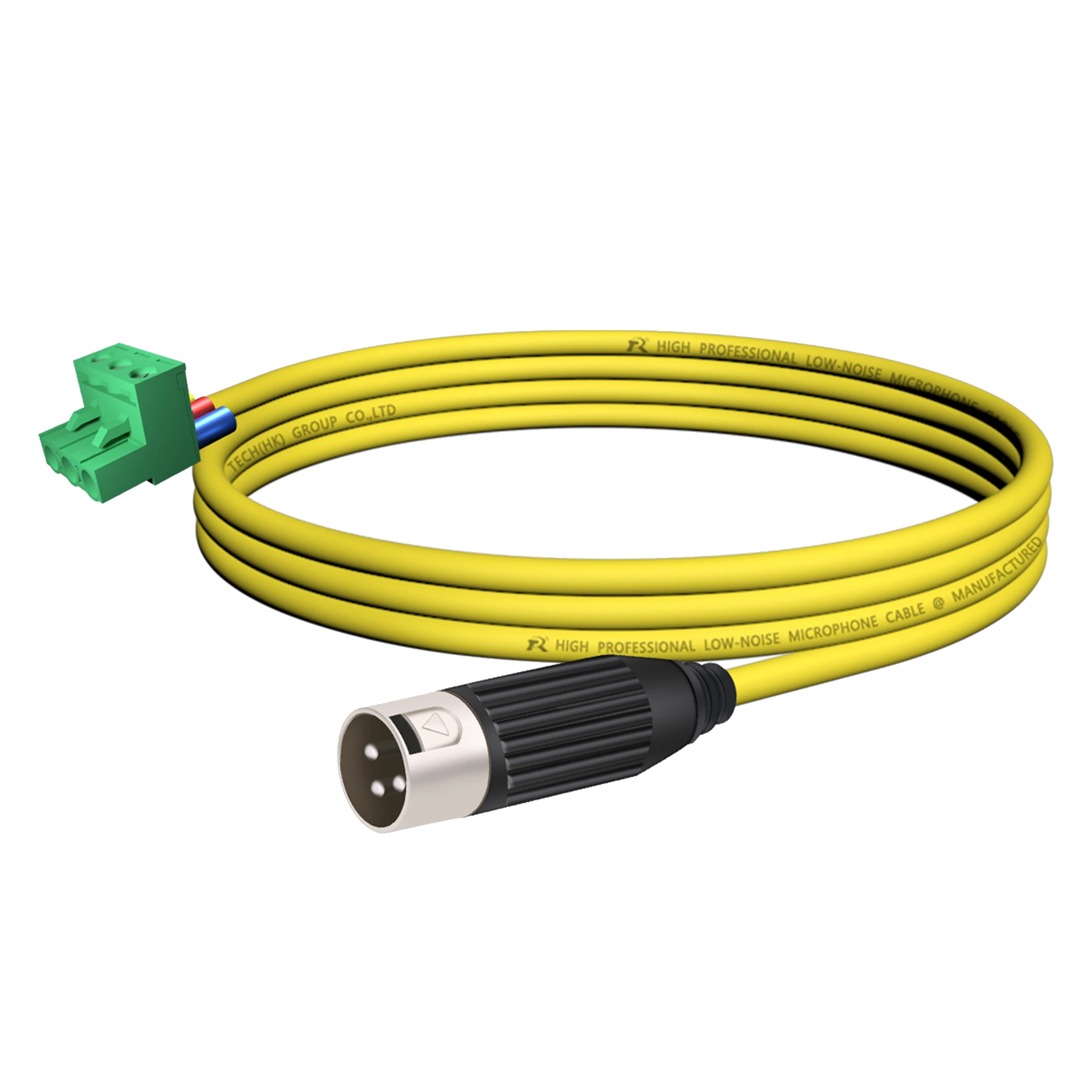 Phoenix-Terminal auf 3P-XLR-Kabel, 5,08 mm 3P steckbares Terminal auf XLR-Buchse-Verbindungskabel, versilberte Nadel, für Mikrofon – Detail 11