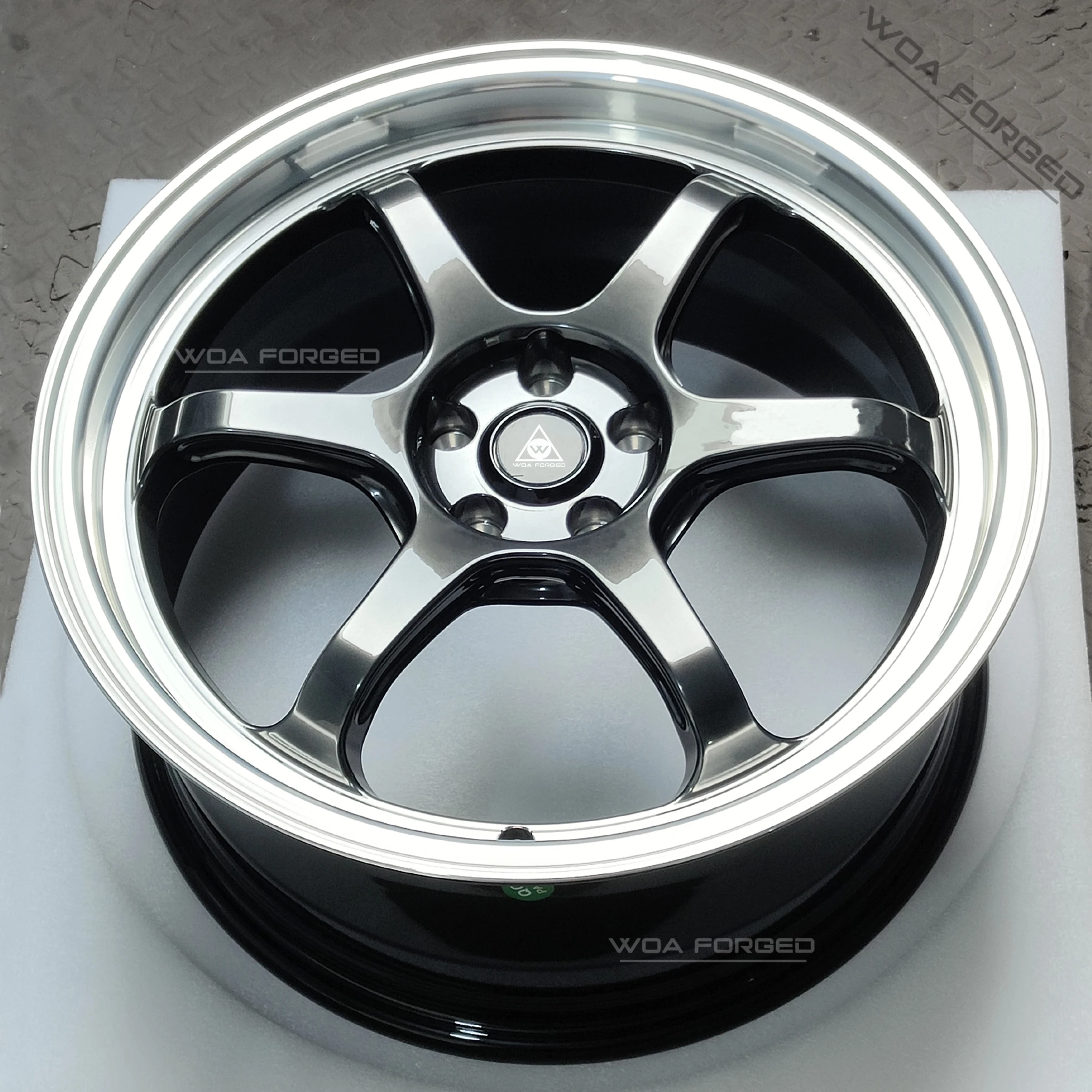 

WOA Forged Advan R6 Wheels for SUBARU BZR Nissan GT GTR R32 R33 R34 R35 18 19 20 Inch Black Edition Alloy Rims