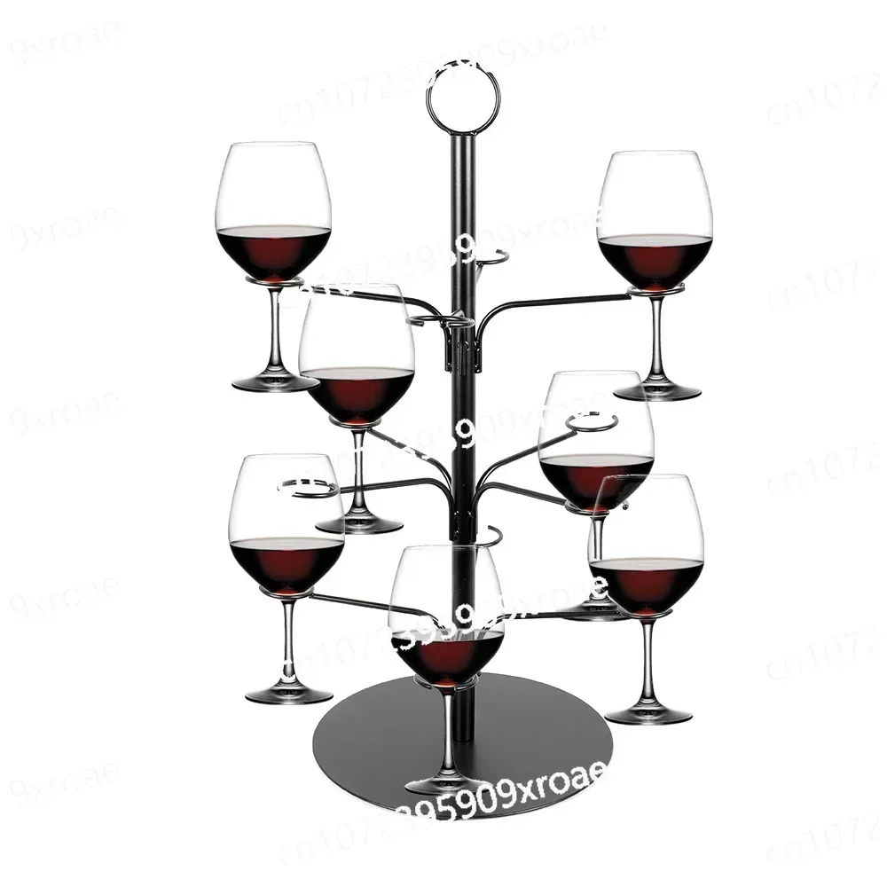 INTELLIGENT 3 Tier Wine Glass Holder Freestanding Tabletop Storage Rack Cocktail Glass Tree Display Stand