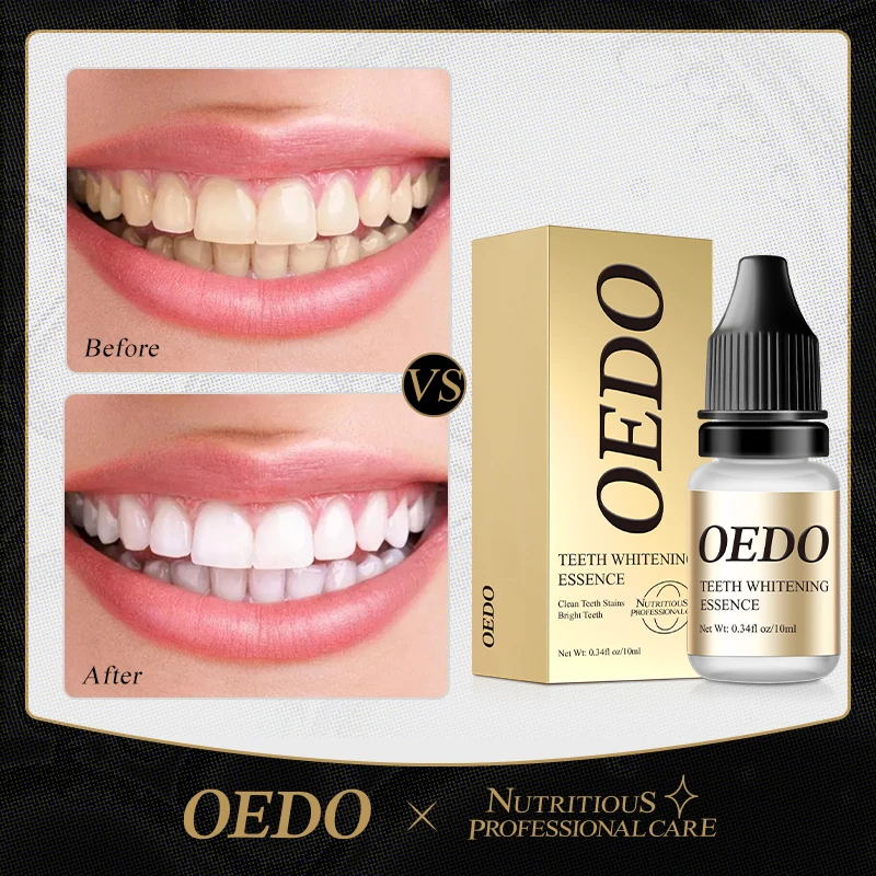 

OEDO Teeth Whitening Essence Clean Teeth Stains Bright Teeth Clean mouth Remove tooth stains Fresh breath Whitening Teeth Tool