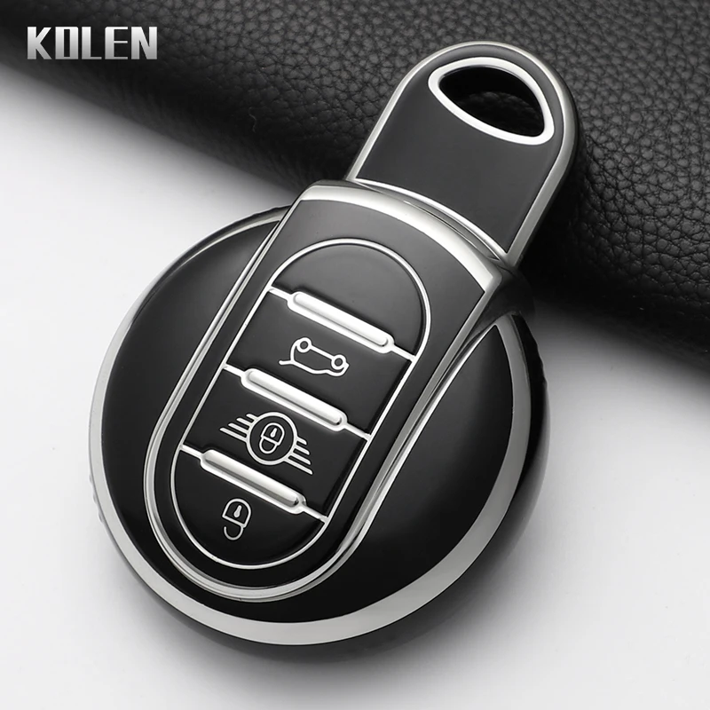TPU Car Key Case Cover Shell Fob For BMW Mini COOPERS ONE JCW F56 F55 F54 F57 F60 R55 R56 R57 R58 R59 R60 S Roadster Accessories