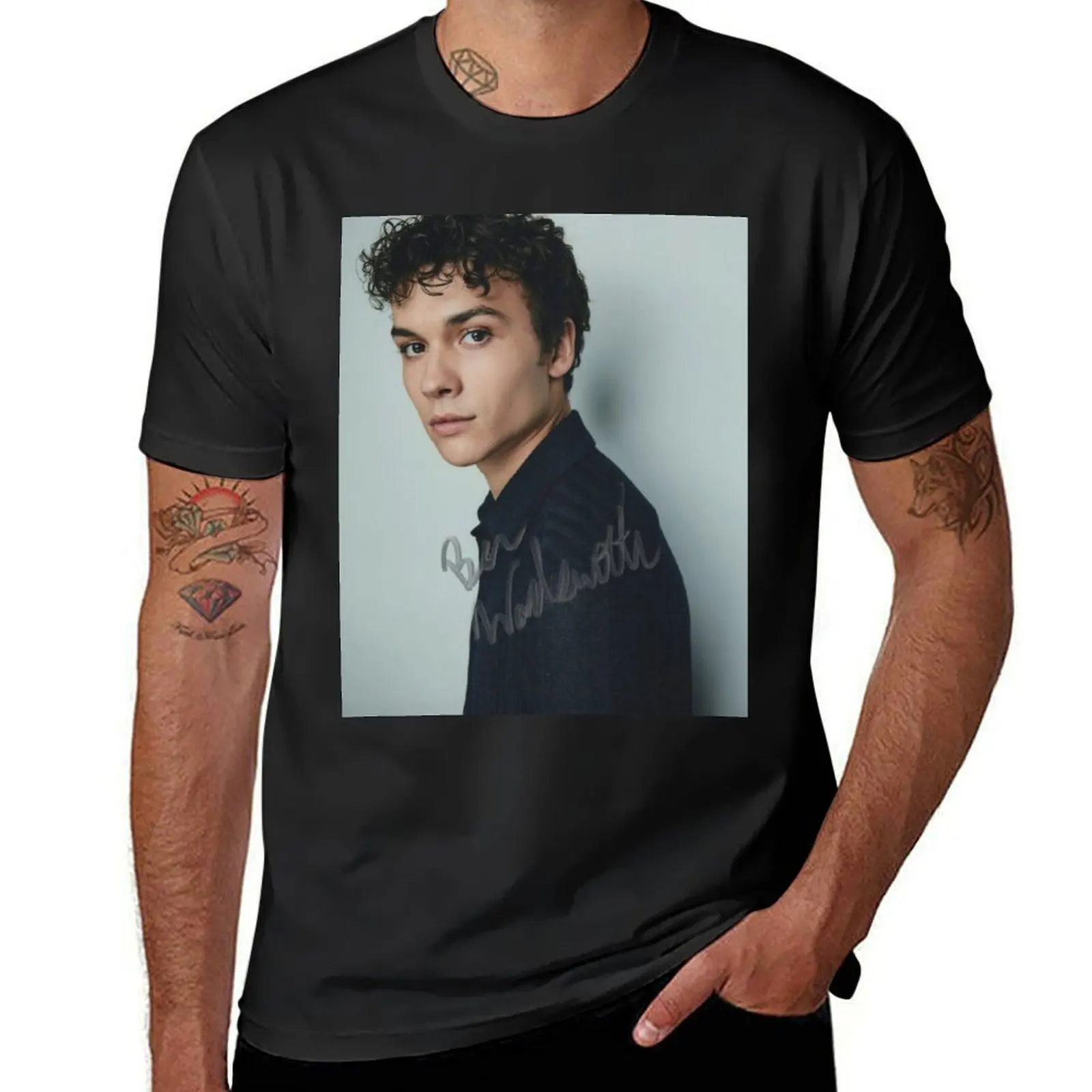 benjamin wadsworth signed T-Shirt plus sizes customs design your own mens t shirts