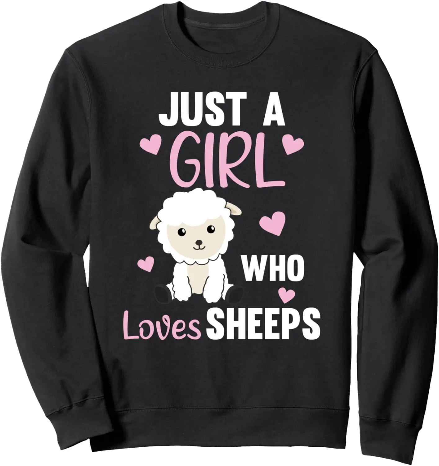 

Just A Girl Who Loves Sheeps - толстовка Sweet Sheep