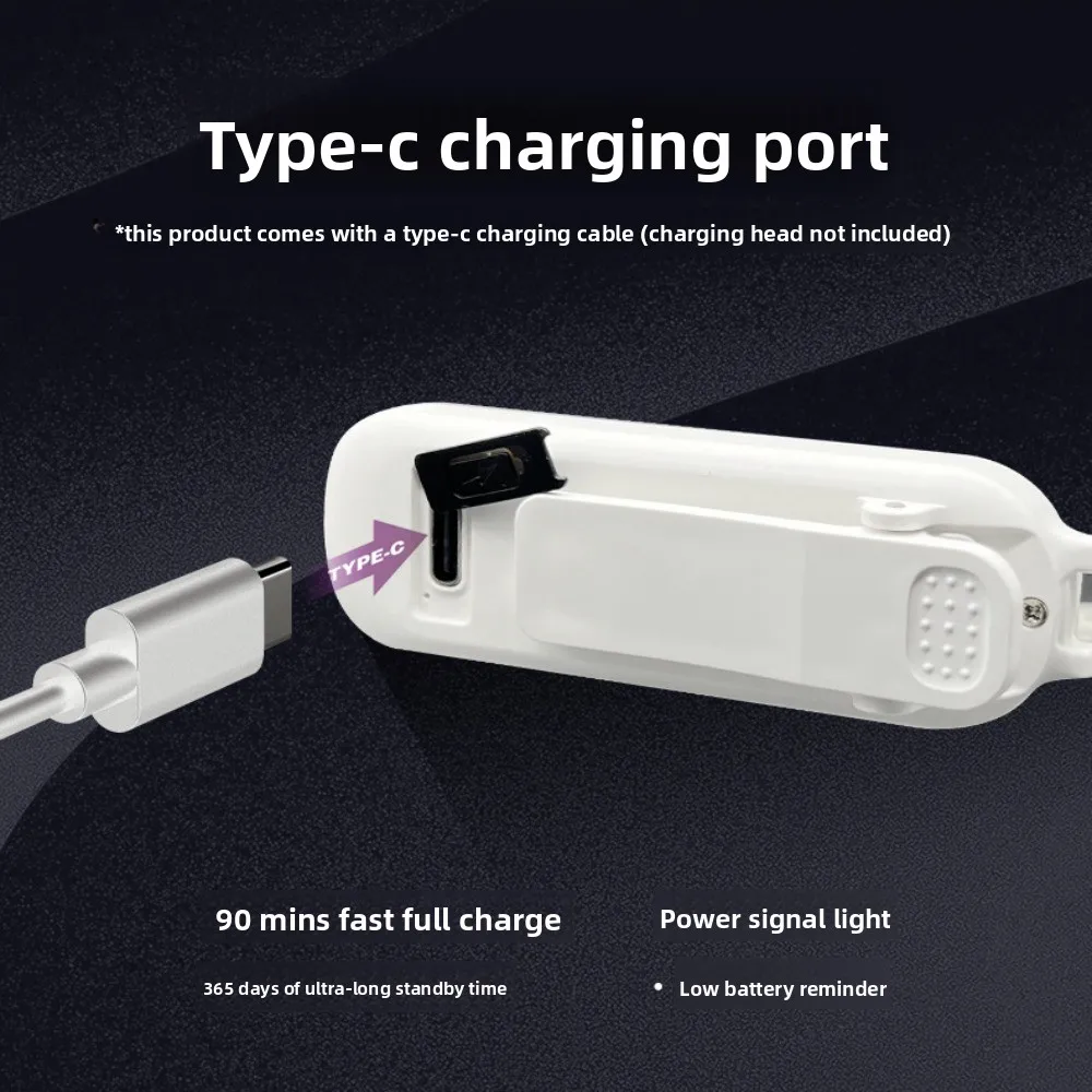 130dB Night Running Safety Warning Light with Back Clip LED Light Safe Sound Personal Alarm Drop-proof Portable