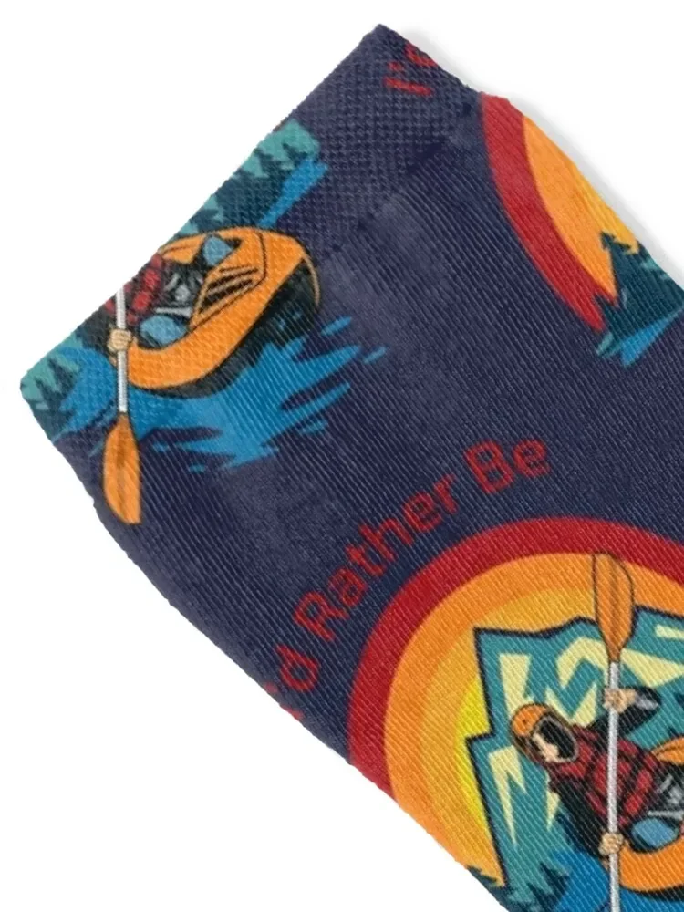 I'd Rather Be Kayaking Socks winter thermal sheer Socks Women Men's