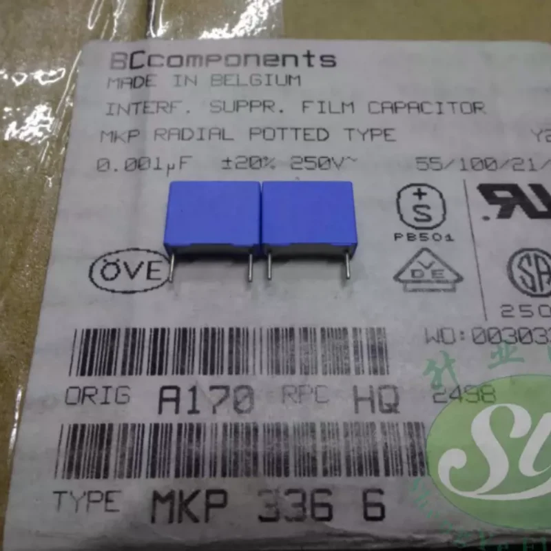 10pcs-100pcs BC MKP336 0.001uf/250vAC 1.0nf 1000pf 1n0 102 brand new thin film capacitor