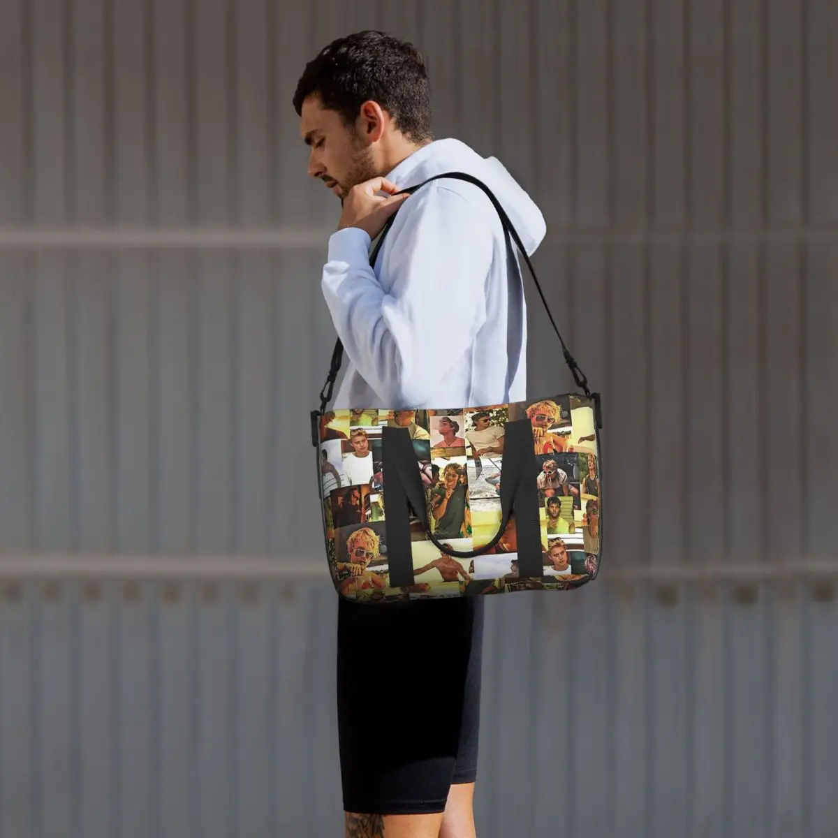 مخصص JJ Maybank - رودي بانكو رمي بطانية حقيبة سفر الشاطئ حمل الحقائب لصالة الألعاب الرياضية النساء التسوق حقيبة كتف واق من المطر