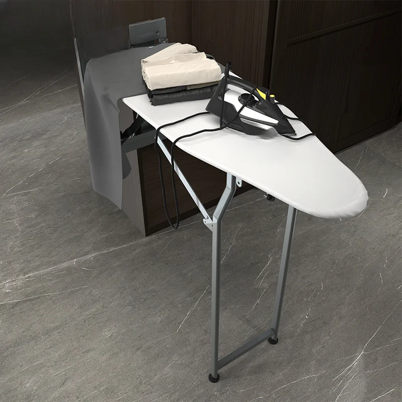 Retractable Ironing Board Space Saving Wall Mount Folding Ironing Board for Wardrobe