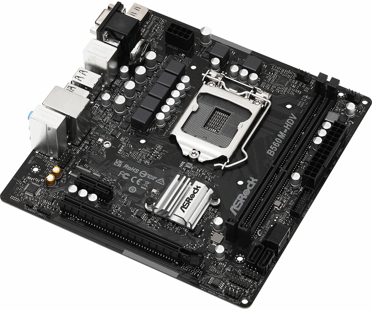 CPU ASRock B560M-HDV + Intel Core i5-10400 ASRock B560M-HDV Motherboard for Intel LGA1200 DDR4