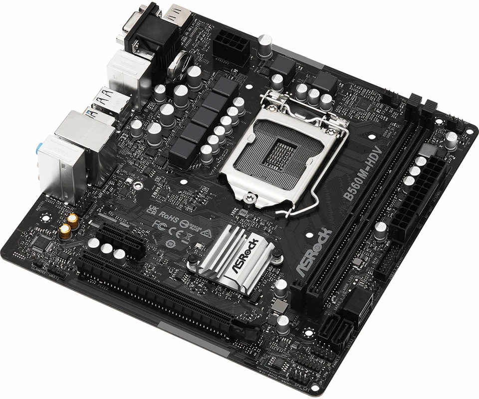 CPU ASRock B560M-HDV + Intel Core i5-10400 ASRock B560M-HDV Motherboard for Intel LGA1200 DDR4