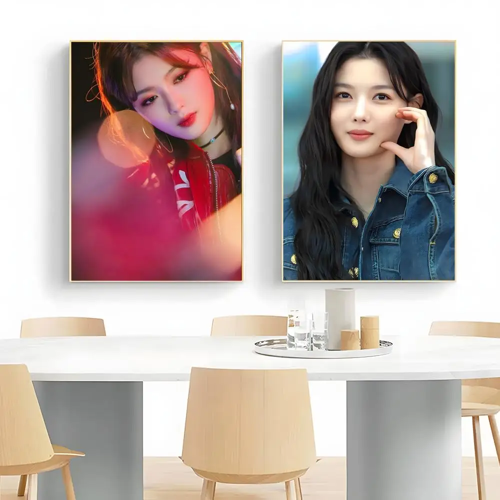 Actor Lovely K-Kim Y-Yoo-jung Poster Wall Art Print Poster Decorative Mural Home Decor Gift Unframed