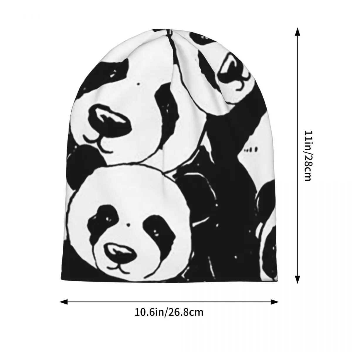 Cute Panda Men Women Adult Beanies Caps Knitted Bonnet Hat Warm Fashion Autumn Winter Outdoor Skullies Hats