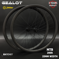 Goldix M240 29ER 27.5ER MTB Bike Wheelset Asymmetry Symmetry 25mm Deep 28/30/33/35mm Wide Carbon Wheels Tubeless XC AM ENDURO