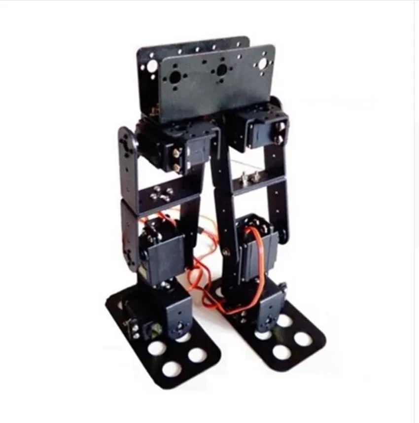 1set 6 DOF Biped Walking Humanoid Robot Servo Bracket Mechanical Arm For Robot Arduino DIY