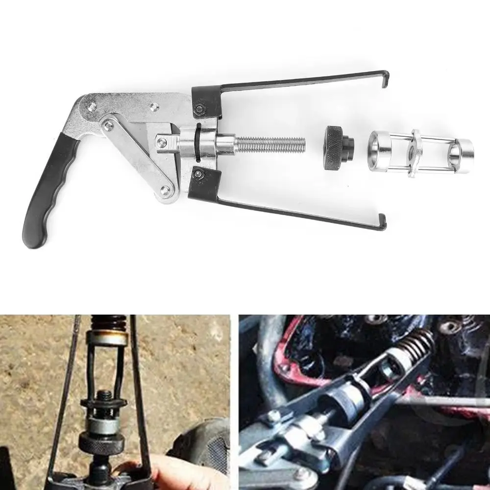 Carbon Steel Valve Spring Removal Tool Replacement Pull and Disassemble Valve Spring Compressor Durable Anti-rust