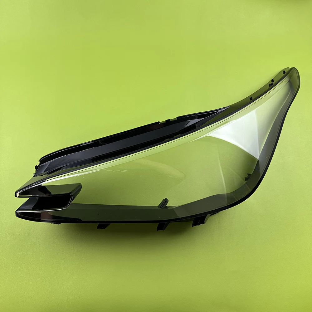 ل Volkswagen VW ID.4 X 2021 2022 غطاء المصباح الشفاف كشافات قذيفة واضح عدسة شبكي استبدال عاكس الضوء الأصلي #2