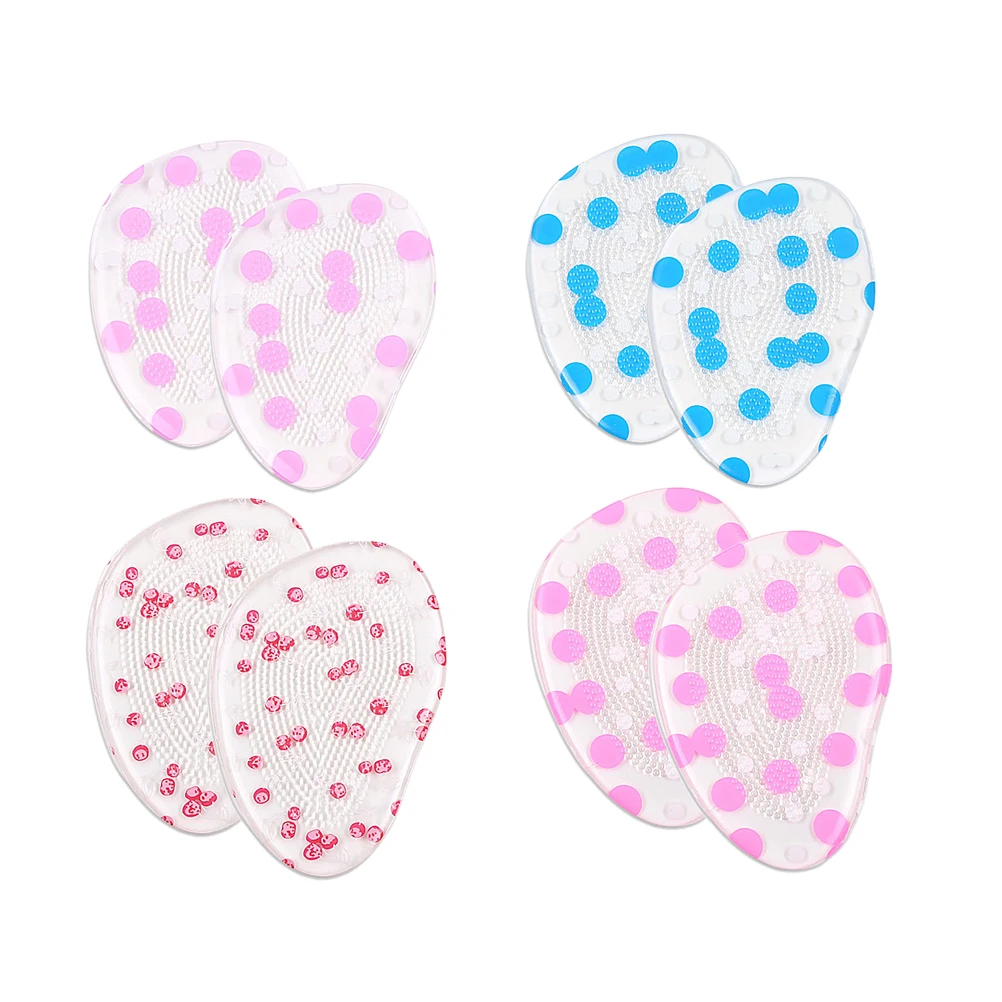 

Gel Insoles Non Slip Half Shoe Pad Heel Pads Material Removable Daily Travel Lightweight Portable