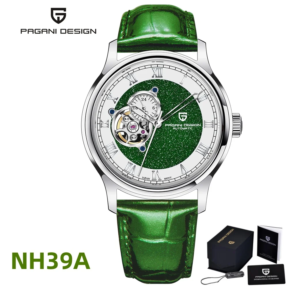 PAGANI DESIGN 2024 New Men's Fashion Casual Mechanical Wristwatch NH39 Automatic Movement Stainless Steel Sapphire Glass Watch