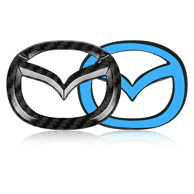 For Mazda 3 Alexa CX4 CX5 CX8 2 BM GJ CX-5 CX5 1Pc Car Steering Wheel Sticker Emblem Decal Badge Decoration Wheel Center Caps