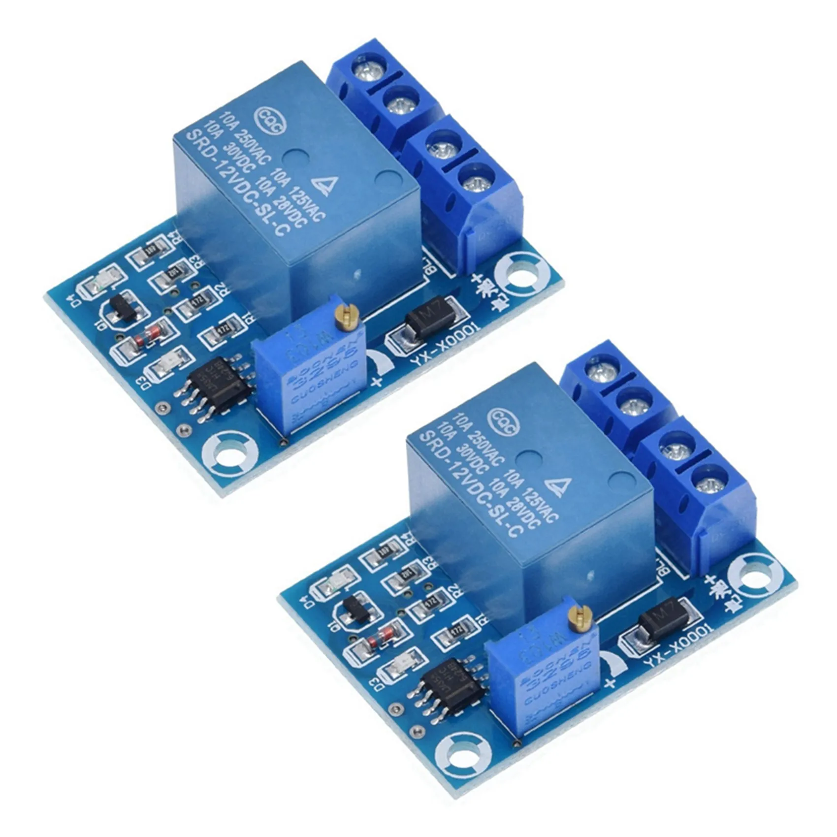 Y43A-2X YX-X0001 DC 12V Battery Undervoltage Management Module Low Voltage Automatic Switch Recovery Protection Module