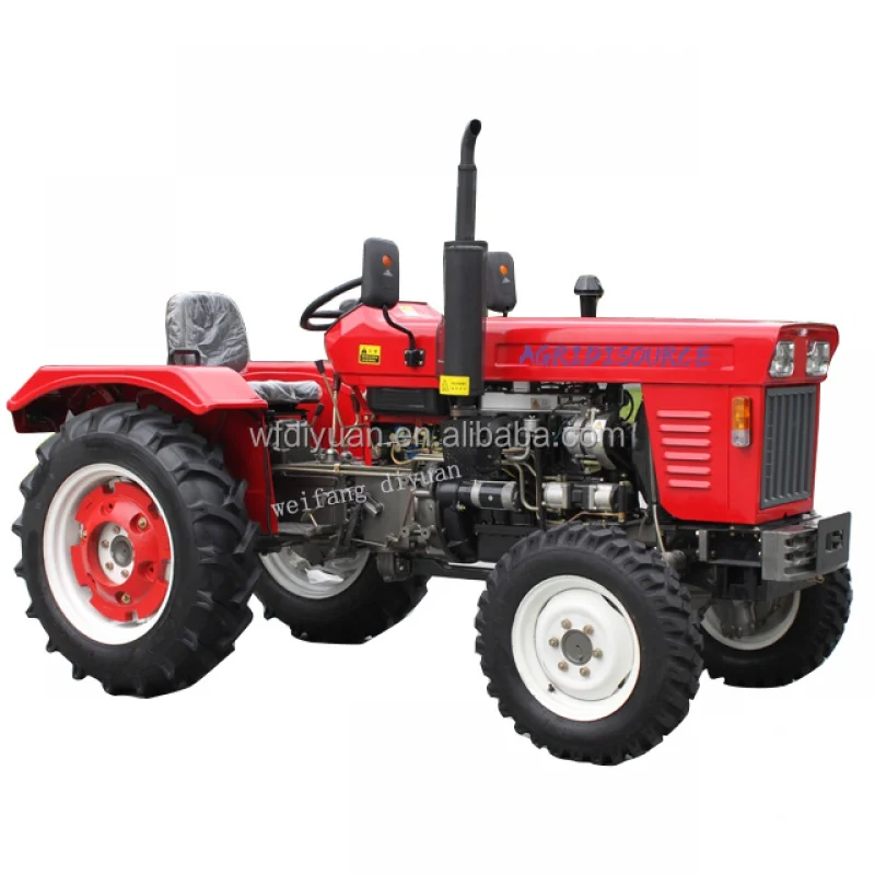 4WD Farm garden tractor with front end loader with tools 4x4 mahindra tractor engine fergusson tractor