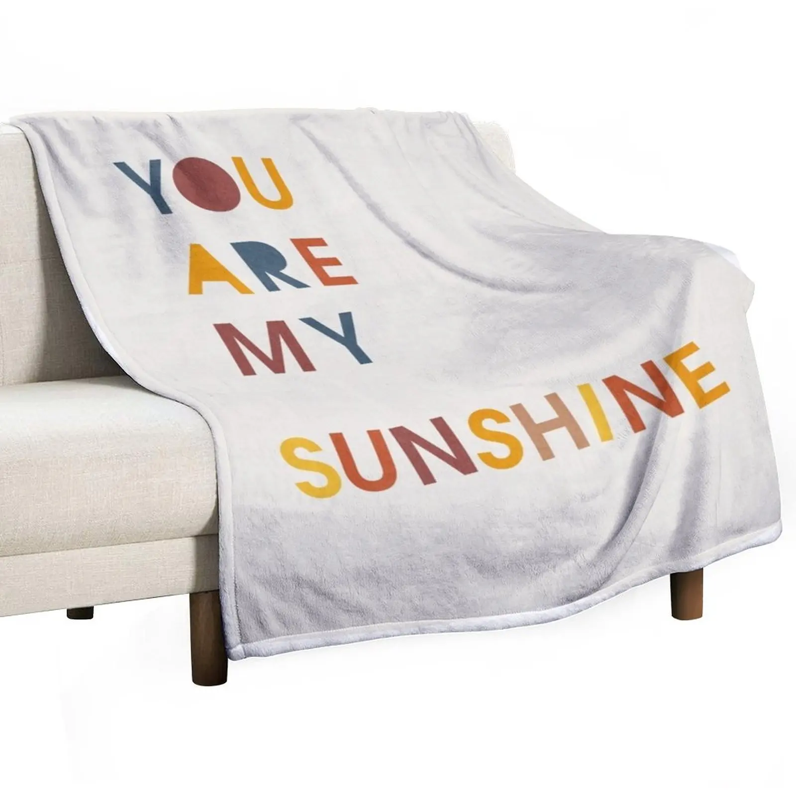 

You are my sunshine, Abstract, Mid century modern kids wall art, Nursery room Throw Blanket Giant Sofa Decoratives Blankets