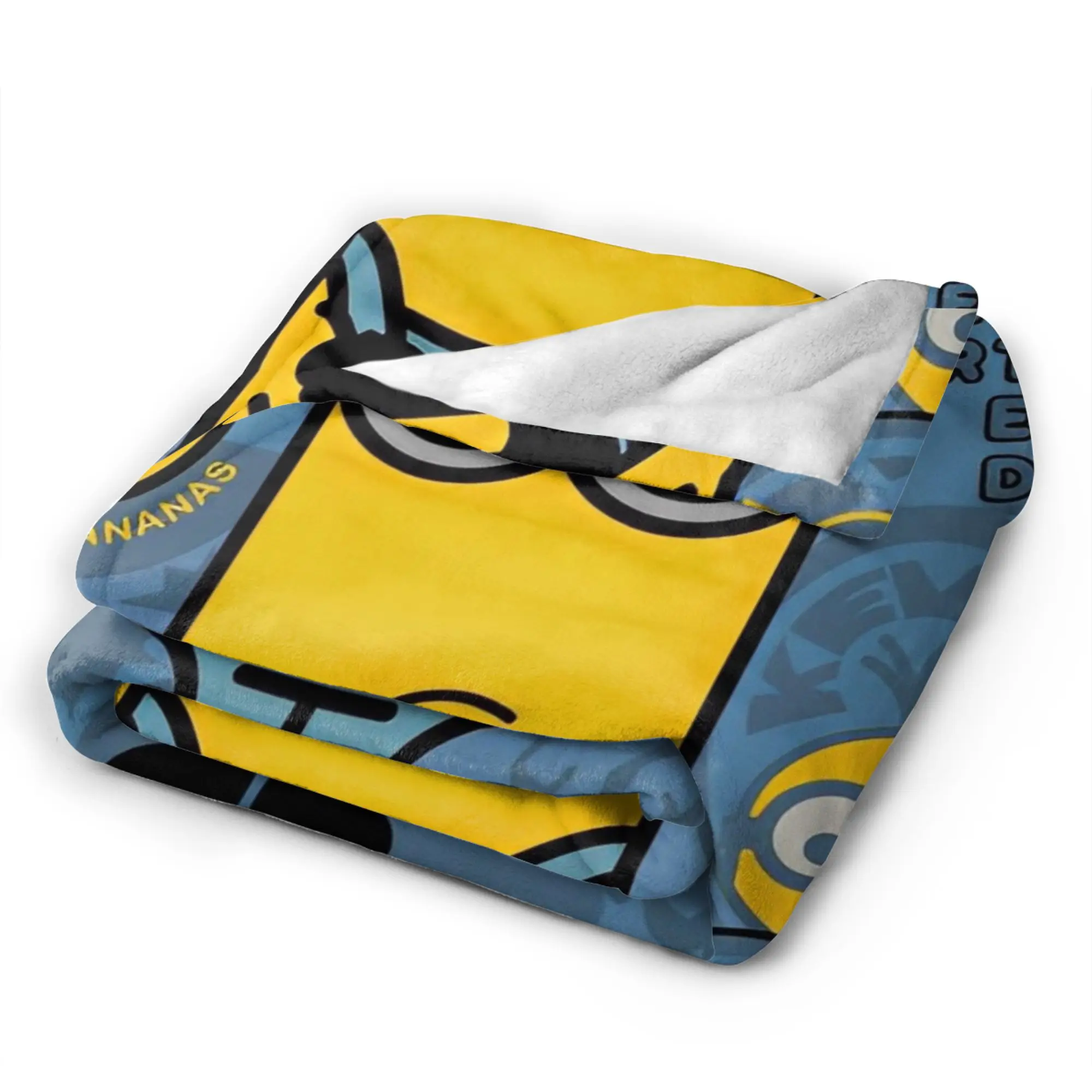 بطانيات فائقة النعومة مكتب السفر M-Minions كيفن المخملية رمي بطانية الفانيلا المفرش لسرير الأريكة غطاء سرير أريكة جمالية #5