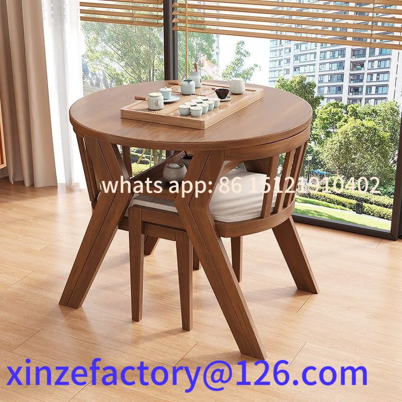 

Customizable Household combination round drinking tea living room family round balcony leisure table