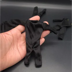 Black Color 1/12 Fashion Men's One-piece Tights Stretch Jumpsuit Bodysuit no Pattern Accessories for 6 inch Action Figure Doll