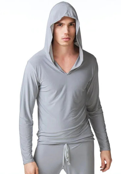 4 Colors Sexy Men's Yoga Tops Pajamas Men Sleep Clothes Homewear Sleepwear Robes Home Pyjamas Bathrobe