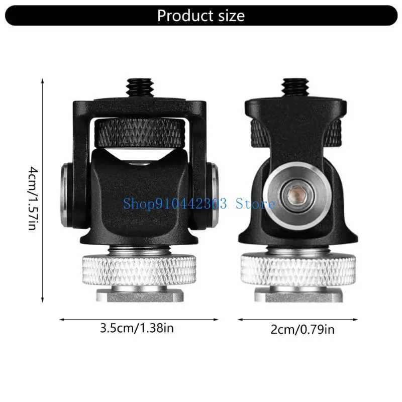 L4MD قابل للتعديل يميل شاشات الكاميرا بين قوسين محول الحذاء البارد لشاشات 5 و 7 بوصة #6