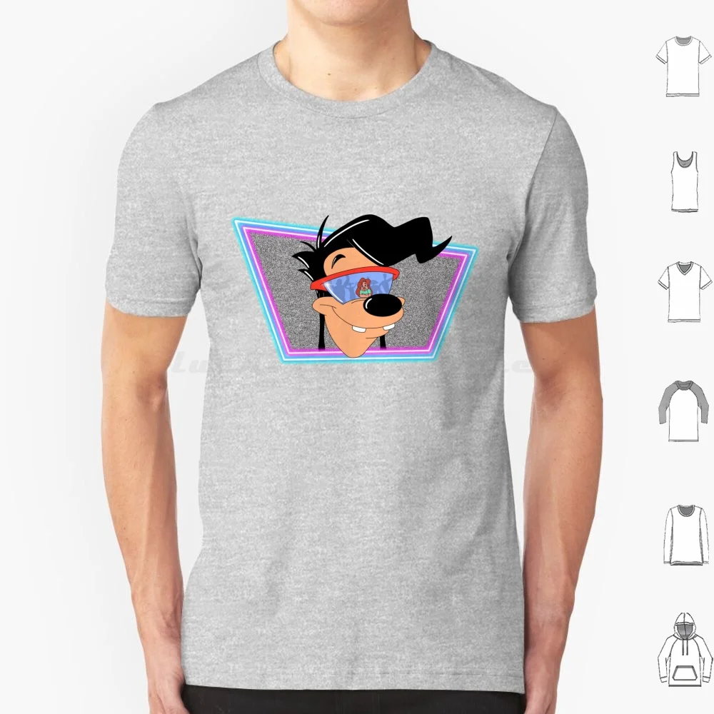 

Max T Shirt Men Women Kids 6xl A Movie Max Roxanne 90s Throwback Neon Pink Blue Static Stand Out I2i Goof Goof Troop