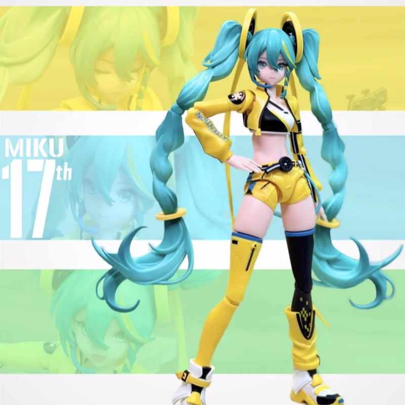

Original Hatsune Miku Movable Joint Doll Desktop Ornament Miracle Edition Pvc Doll Decoration Collection Toy Christmas Gift