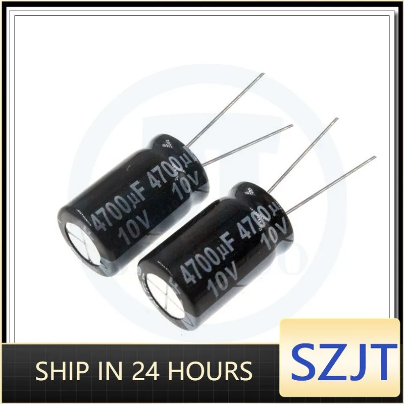 Aluminum Electrolytic Capacitor 4700UF10V 10V4700UF 4700MFD 10Volts 13x20mm Radial