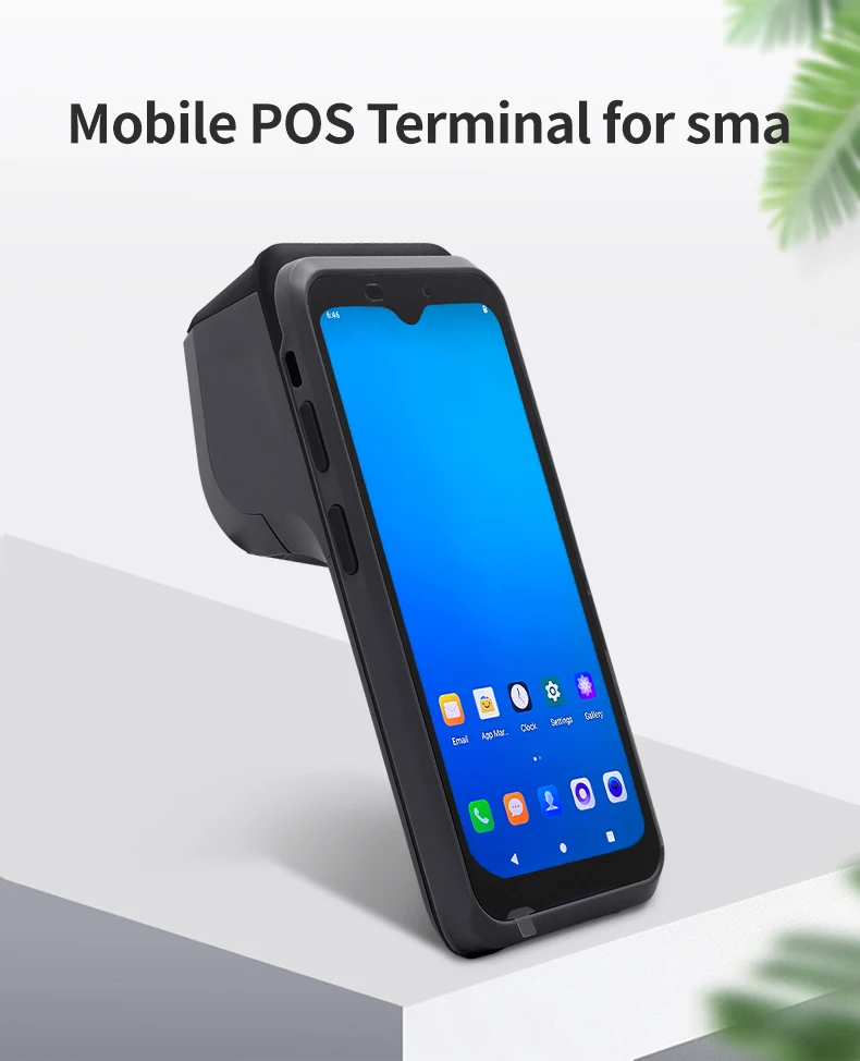 4G 안드로이드 10 2.0GHz 4 코어 NFC POS 휴대용 모바일 금전 등록기 결제 단말기 Pos 기계