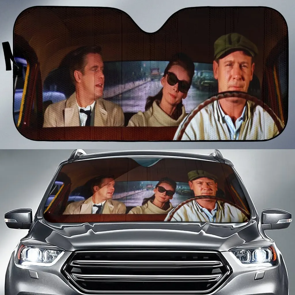 Ritorno al futuro martarty McFly ed emmet Brown Car parasole, parabrezza, accessori per auto pellicola personalizzata parasole protezione solare