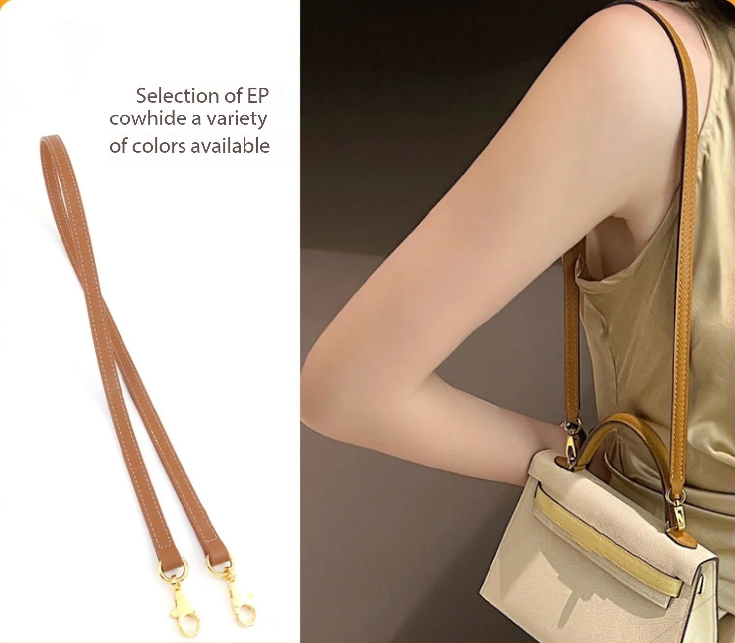 H Home ke ly 25 Crossbody EP Leather Shoulder Strap Replacement Ke ly 28/32 Single Shoulder Underarm Strap Accessorie