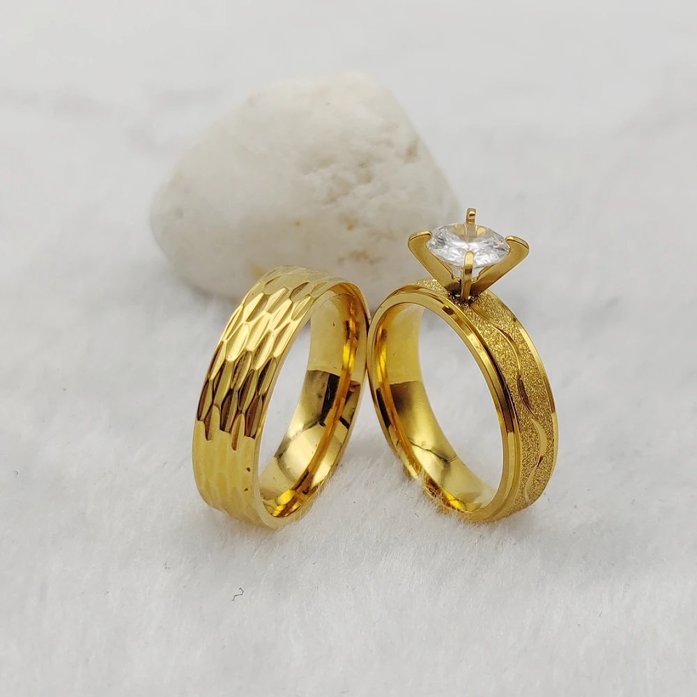 

Ювелирные изделия в Гуанчжоу, позолоченные ювелирные изделия, свадебные западные дизайнерские Свадебные кольца с фианитами для пар