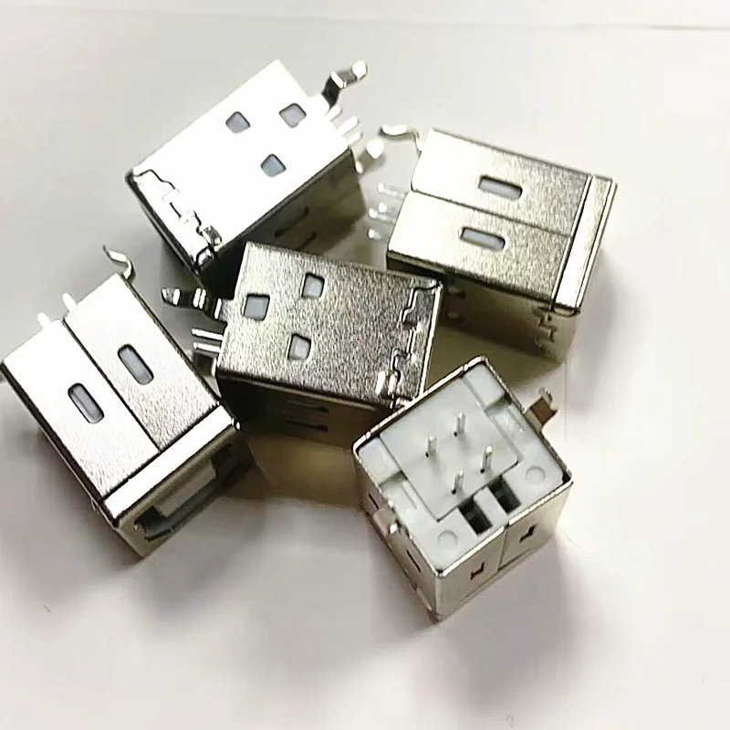 10pcs/lot USB B Type Female Socket Connector G45 for Printer Data Interface