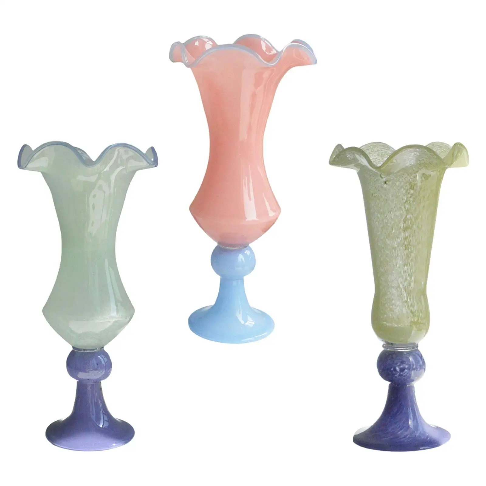 

Glass Vase Desktop Ornament Gift Flower Holder Flower Pot Flowerpot for Restaurant Bedroom Farmhouse Wedding Party Indoor