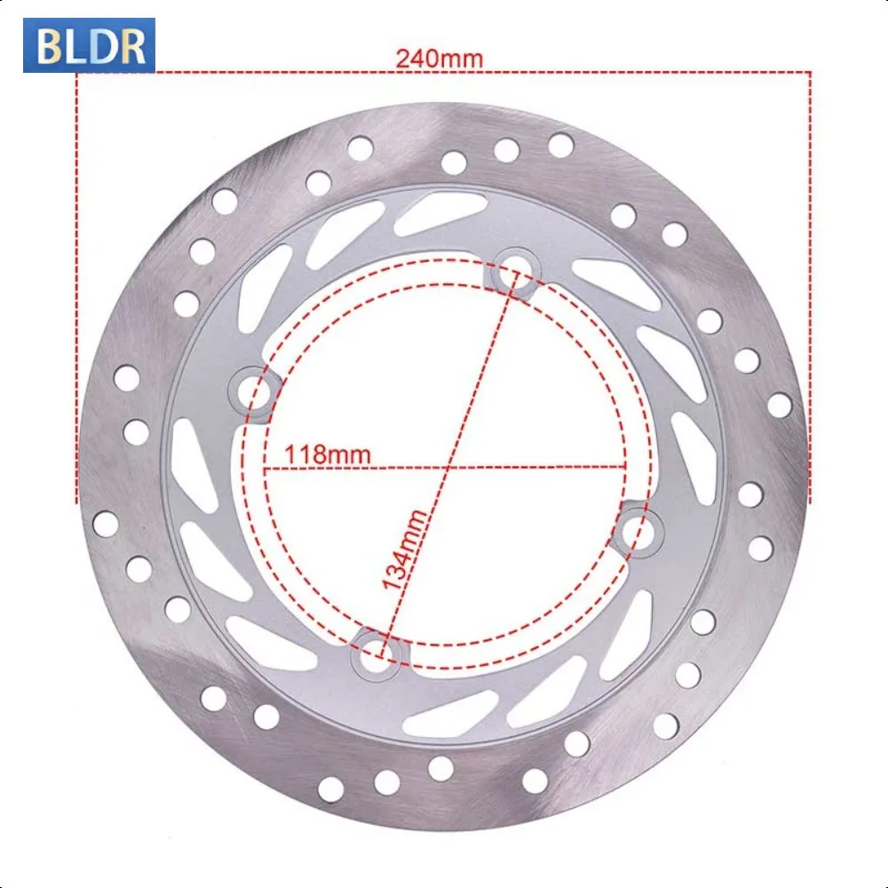 Motorbike Front Brake Disc Rotors for Honda AX-1 NX250 XR250 XR250R Motard Baja 250 XR350 XR350R XR400 XR400R XR500 XR500R XR600