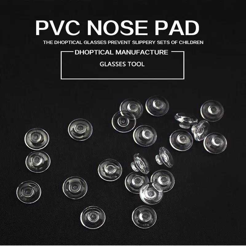 2000 Pcs Eyeglasses Nose Pad Push in Round  Eyewear Part By Dhoptical