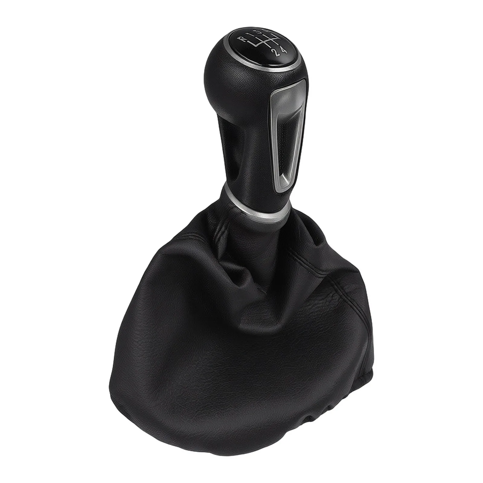 R5 R6 Shift Knob Gear Head Leather Easy To Install Sleek Black Finish Stylish Vehicle Accessory for thrustmaster 17*16*6.5cm
