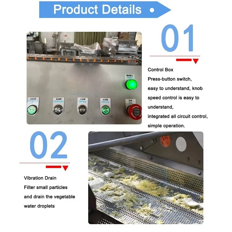 Vegetables Cleaning Machine 304 Stainless Steel Eddy Current Vegetable Washer Vortex Industrial Vegetable Washing Machine