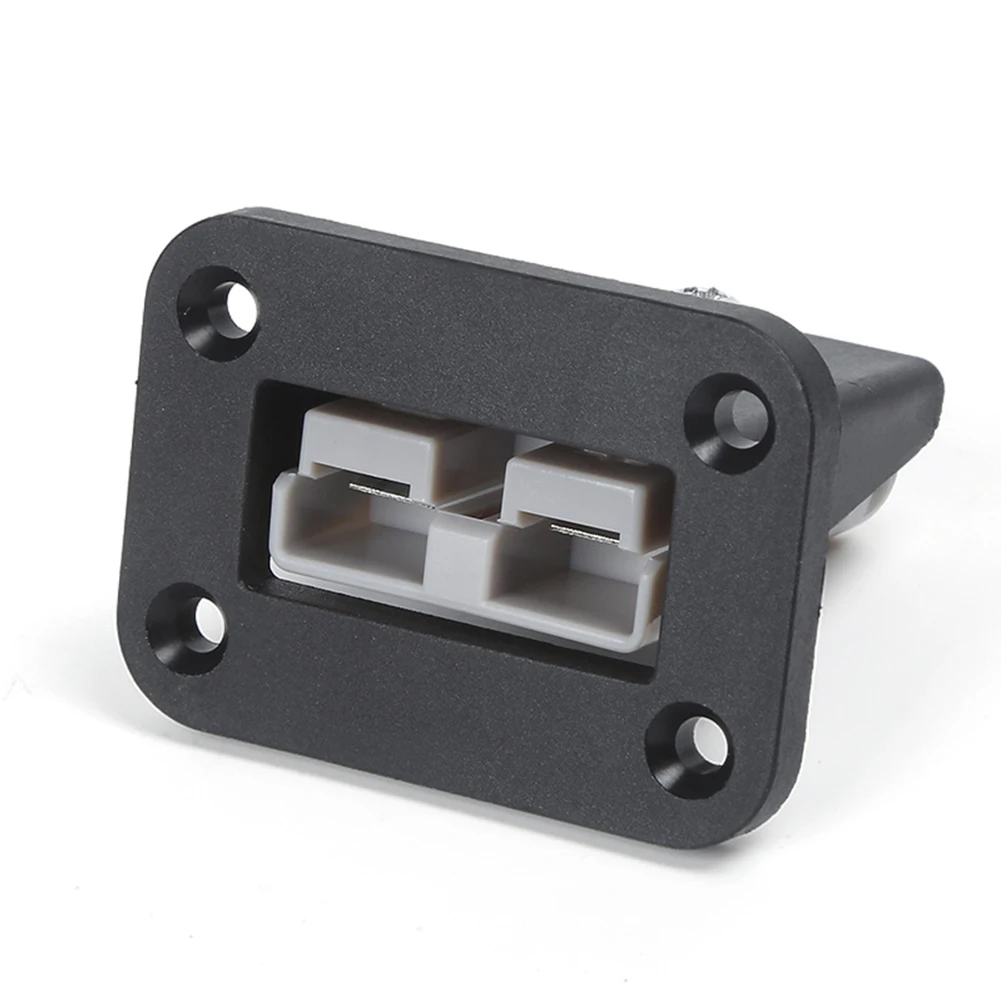 50A Plug Mounting Panel With Dust Cover Compatible With SB50 Series Connectors For Ship Yacht RV Passenger Car Panel Socket