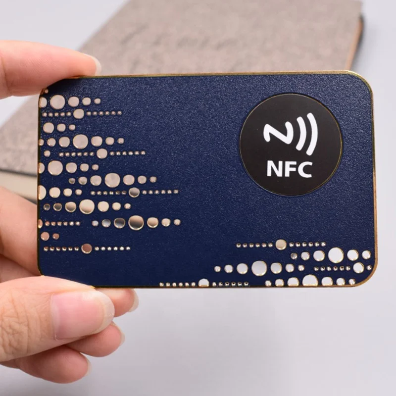 10 0.pieces.Custom.Contactless NFC Metal Card