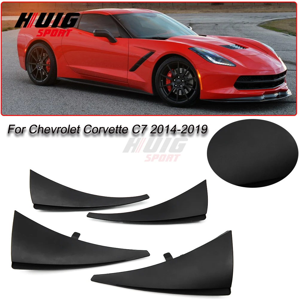 

For Chevrolet Corvette C7 2014-2019 Front Rear Mudguard Fender Mud Flap Guard Splash Mudflaps Trim For Corvette C8 2020-2023