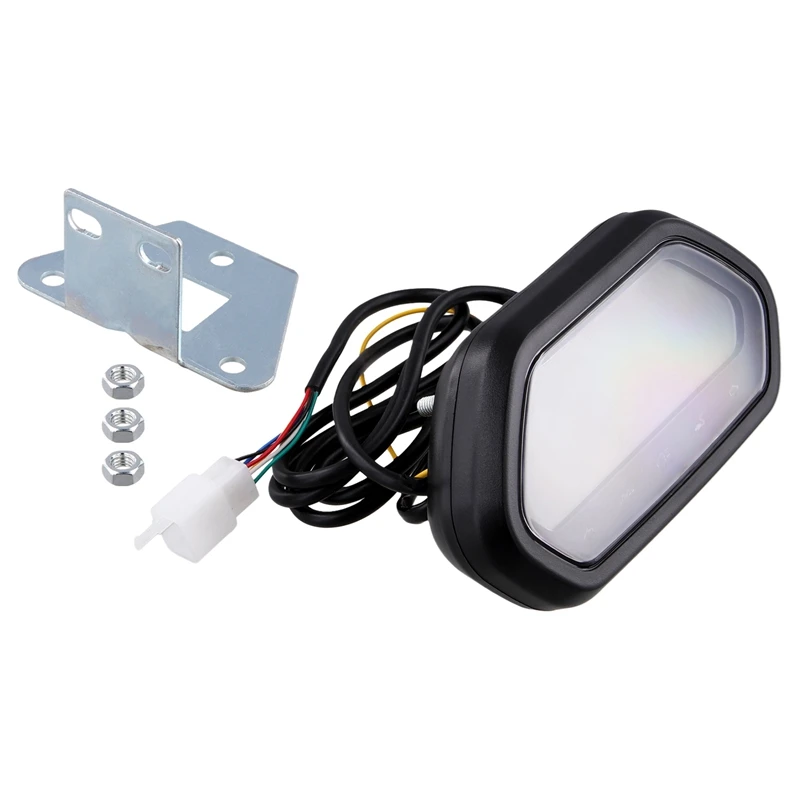 

48 В 60 В 72 В электрический мотоцикл цифровой ЖК-дисплей одометр спидометр тахометр